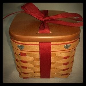 Longaberger small Sweetheart basket